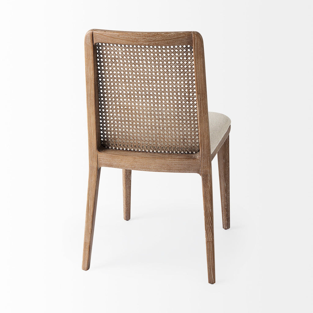 Clara Light Brown Cane Back Dining Chair