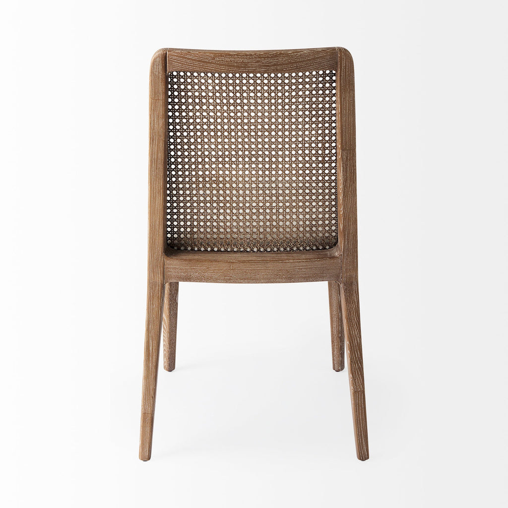 Clara Light Brown Cane Back Dining Chair