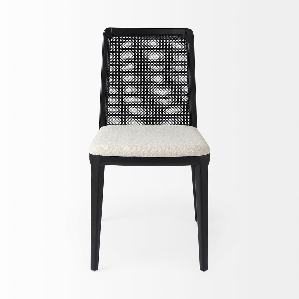Clara Black Cane Back Dining Chair