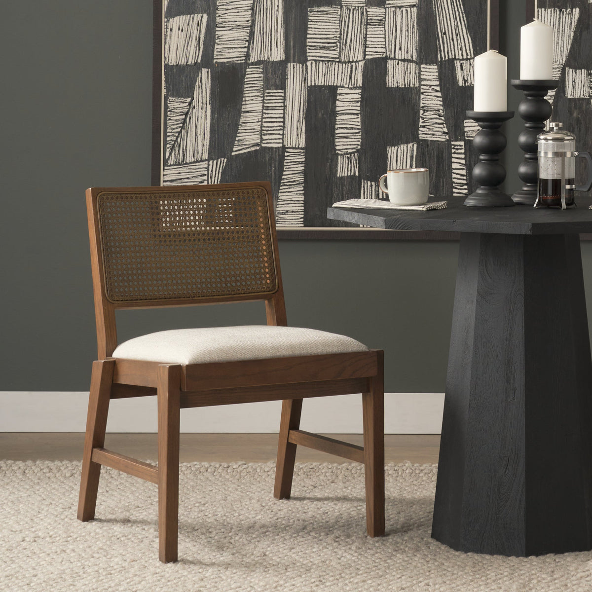 Reid Cane Back Dining Chair