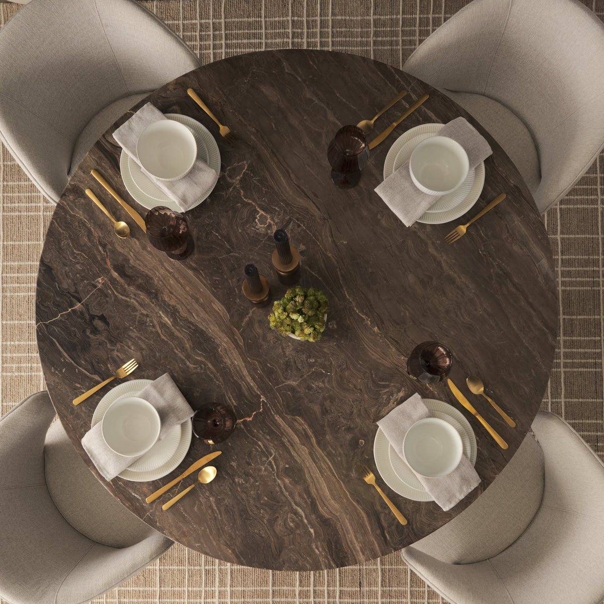 Allyson 54" Round Dining Table