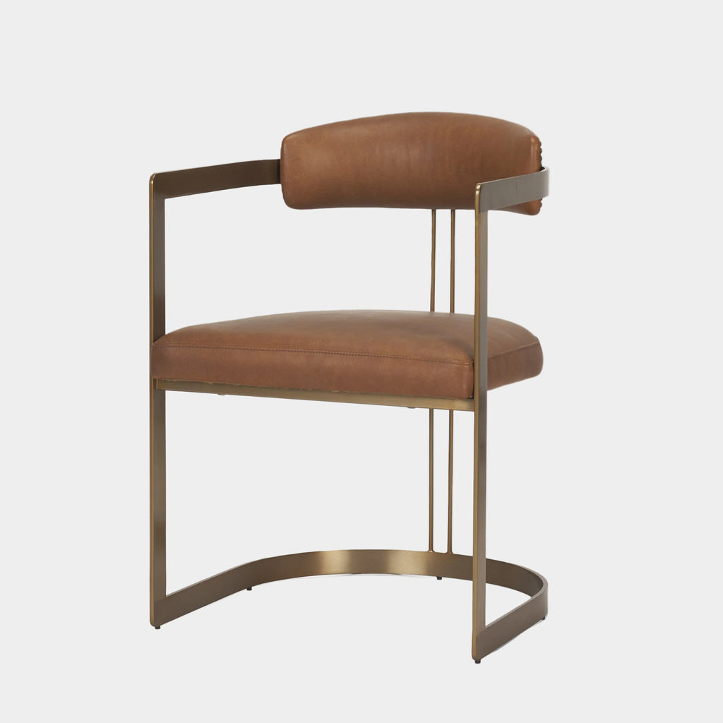 Hollyfield Leather Contract-Grade Dining Chair