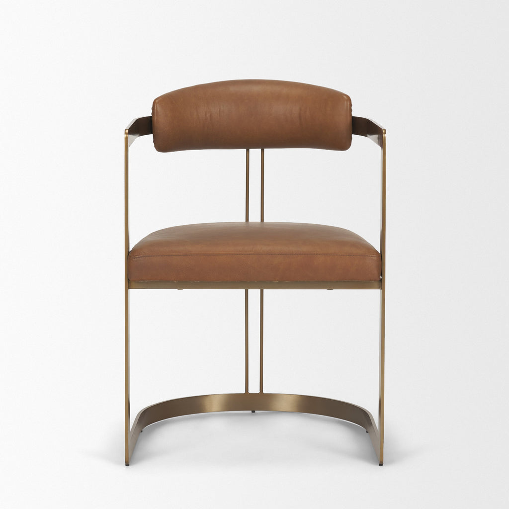 Hollyfield Leather Contract-Grade Dining Chair