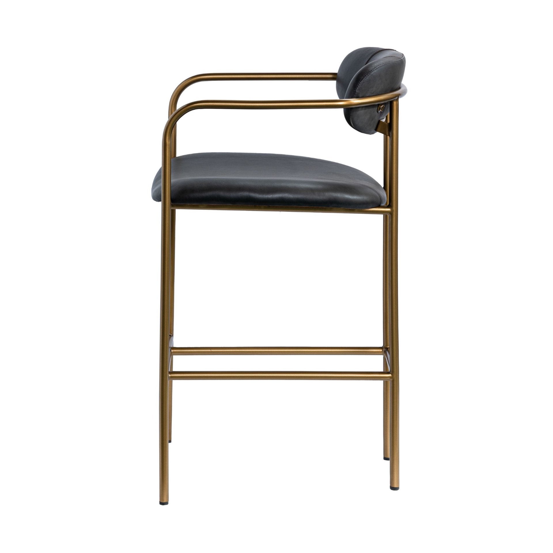 Parker Leather Seat Counter Stool