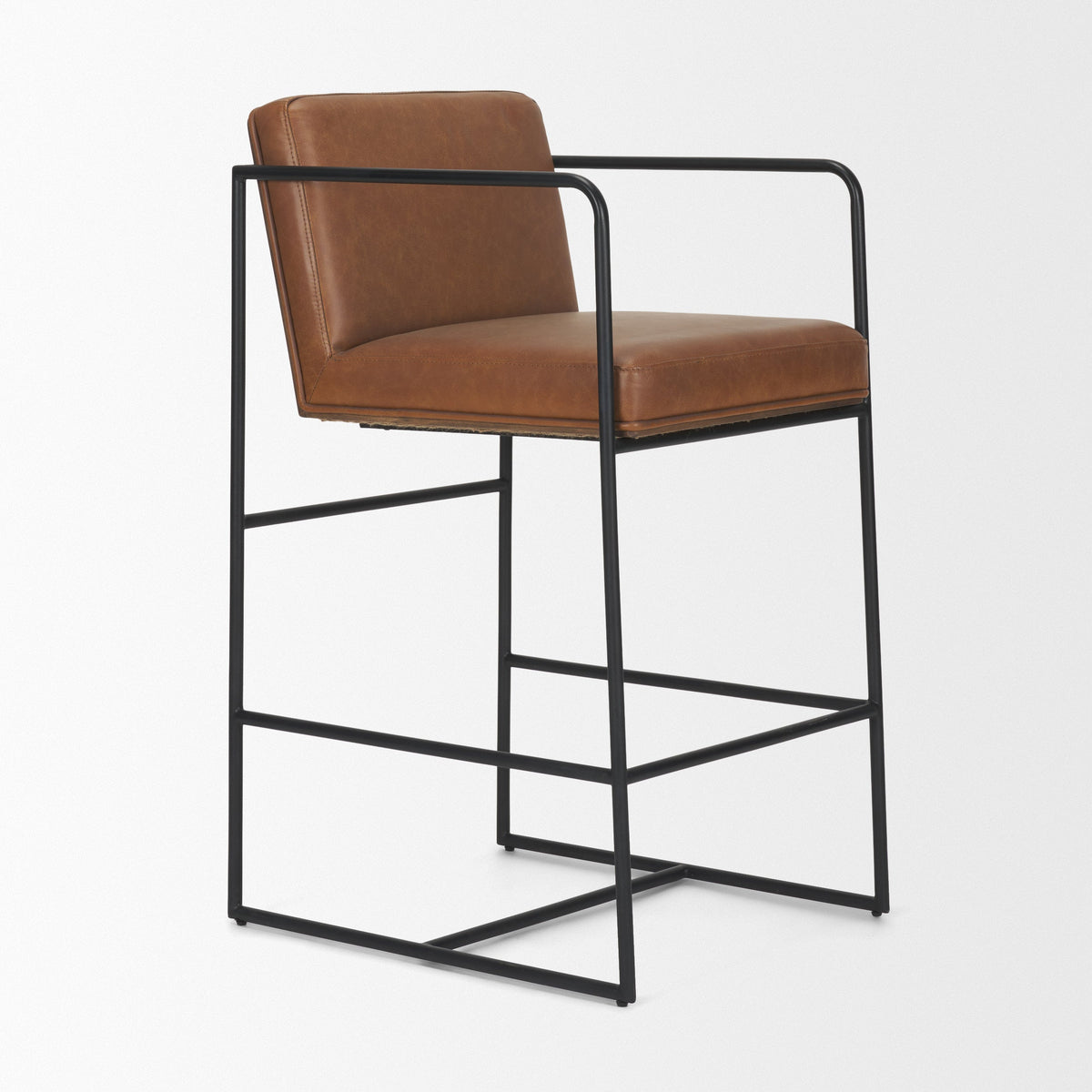 Stamford Leather Counter Stool