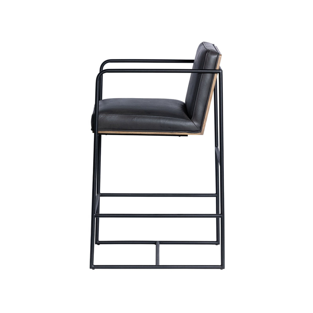 Stamford Leather Counter Stool