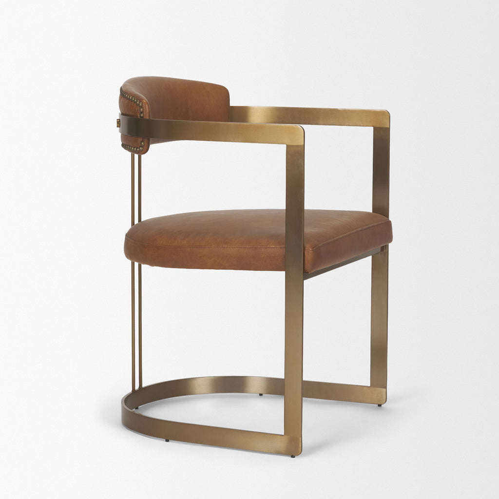 Hollyfield Leather Contract-Grade Dining Chair