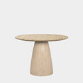 Allyson 42" Traavertine Dining Table