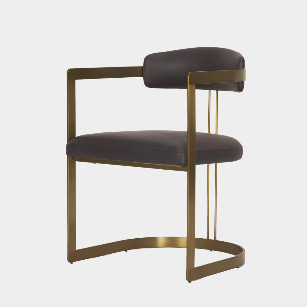 Hollyfield Leather Contract-Grade Dining Chair