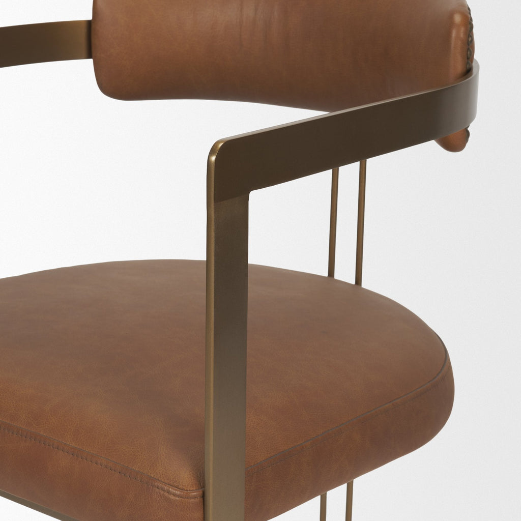 Hollyfield Leather Contract-Grade Dining Chair