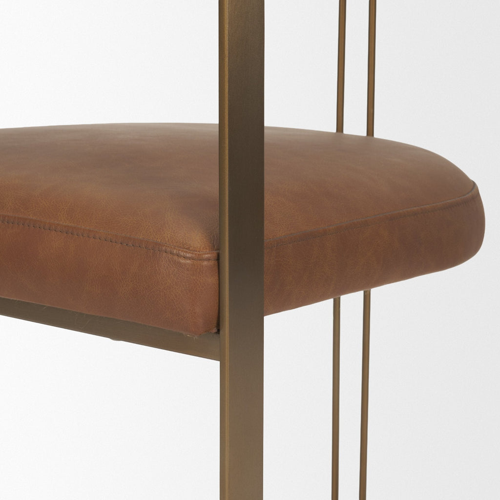 Hollyfield Leather Contract-Grade Dining Chair