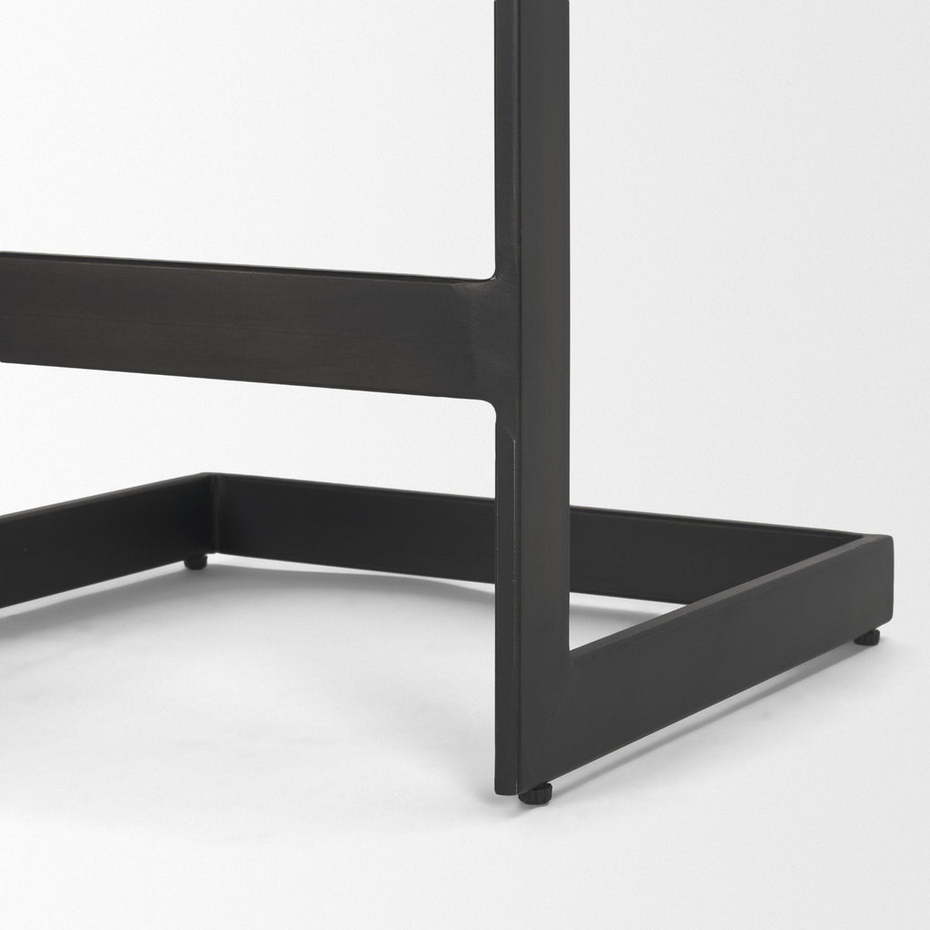Kiran Wood Seat Bar/Counter Stool