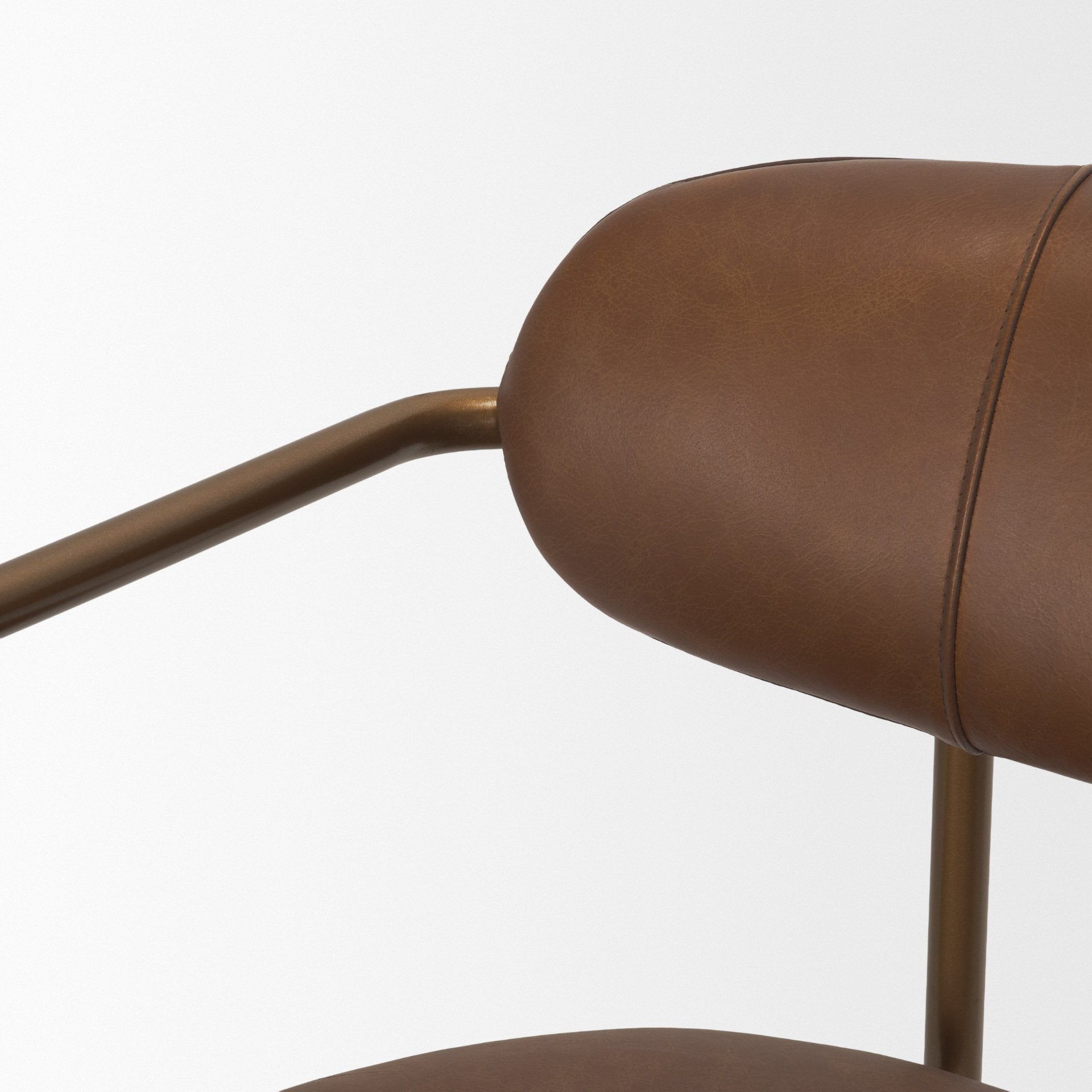 Parker Leather Seat Counter Stool