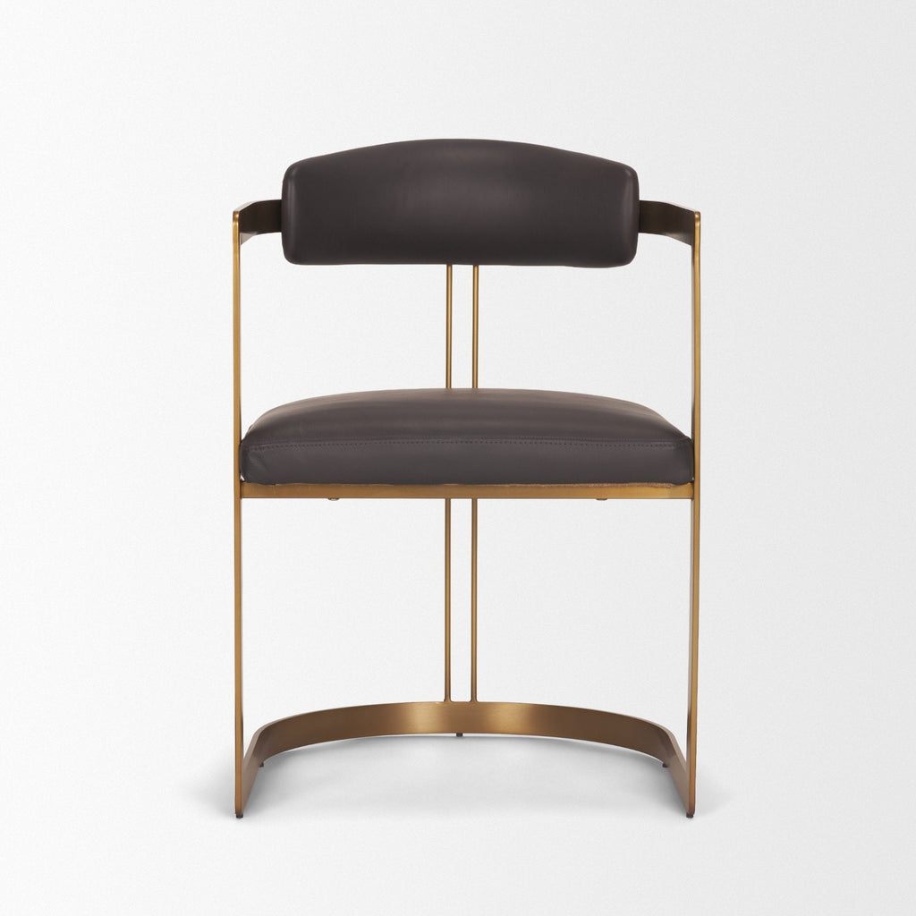 Hollyfield Leather Contract-Grade Dining Chair