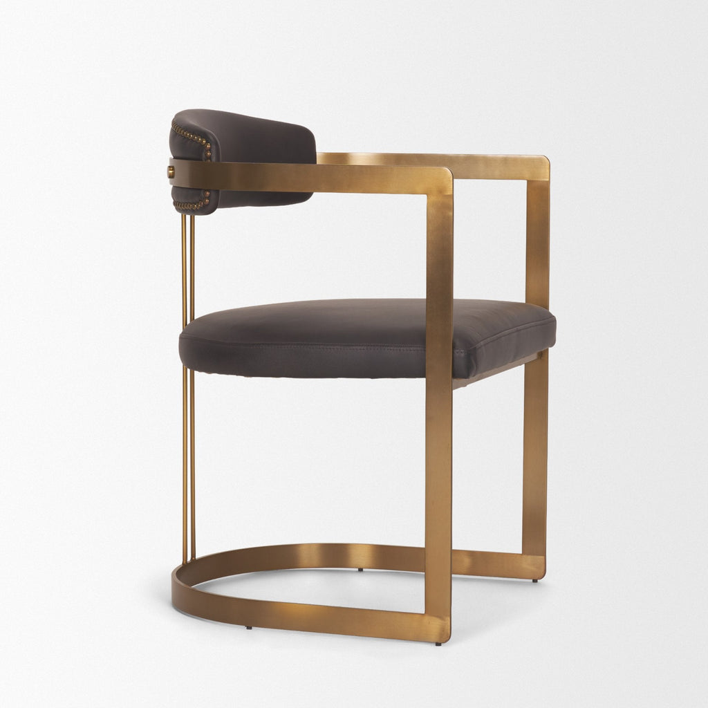 Hollyfield Leather Contract-Grade Dining Chair