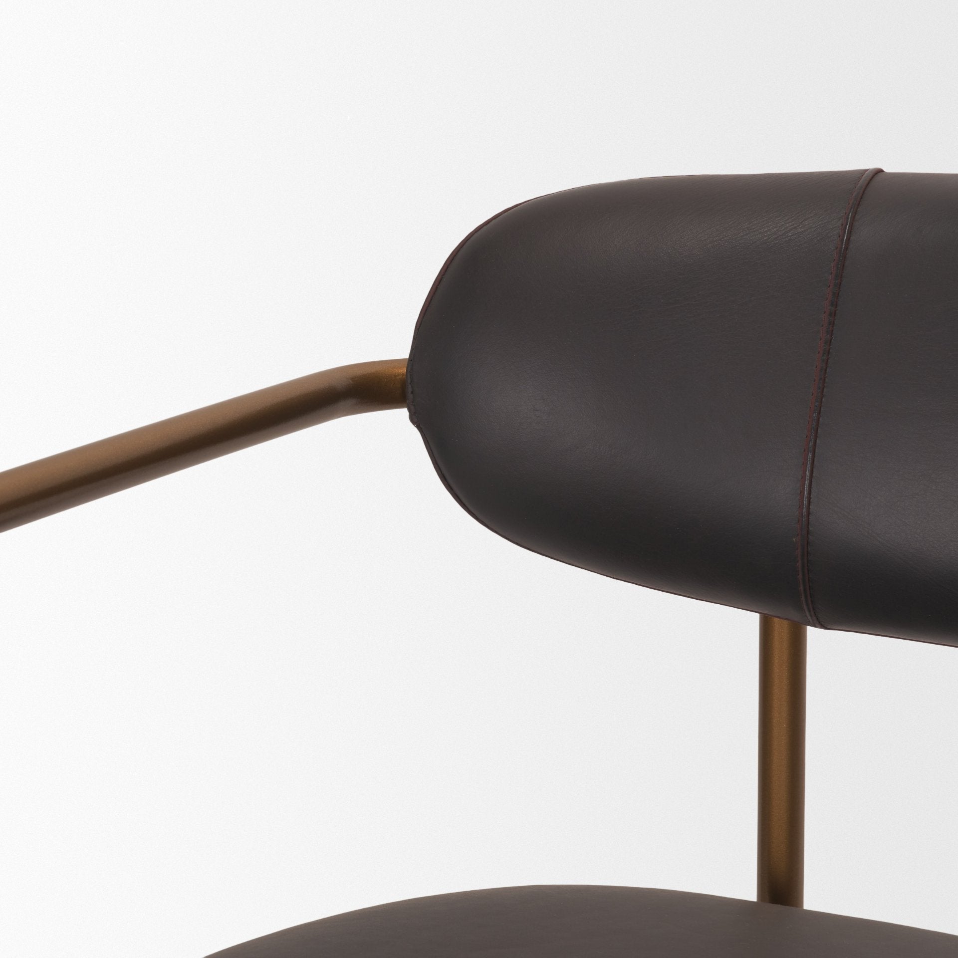 Parker Leather Seat Counter Stool