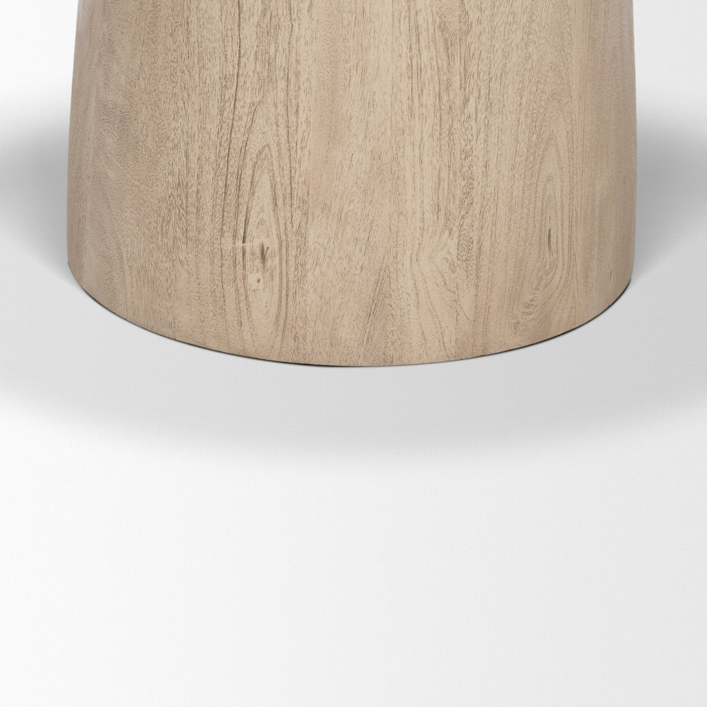 Allyson 42" Traavertine Dining Table