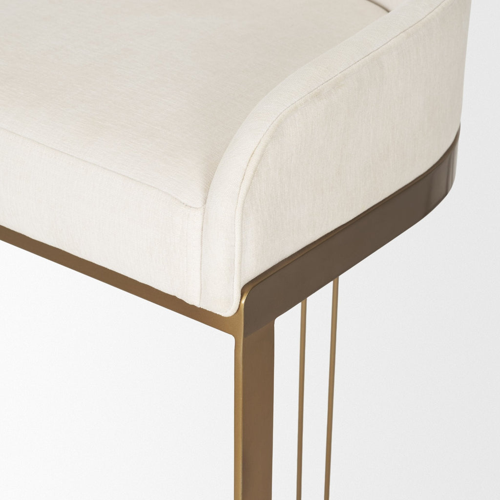Hollyfield Fabric Seat Contract-Grade Bar Stool