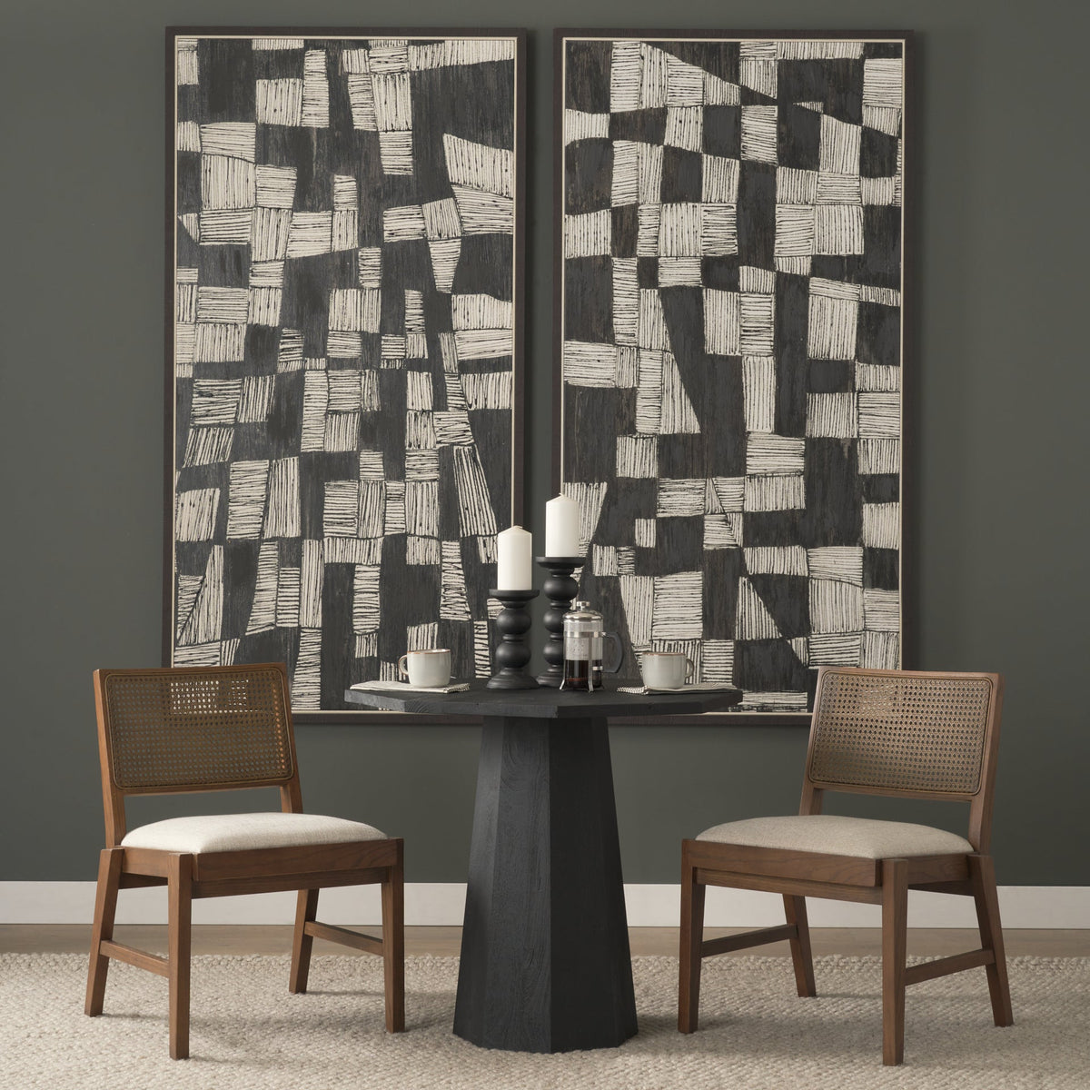 Reid Cane Back Dining Chair