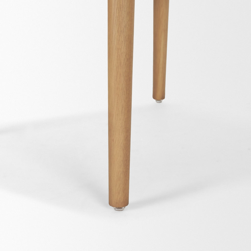 Motley Curve Leather Dining Chair