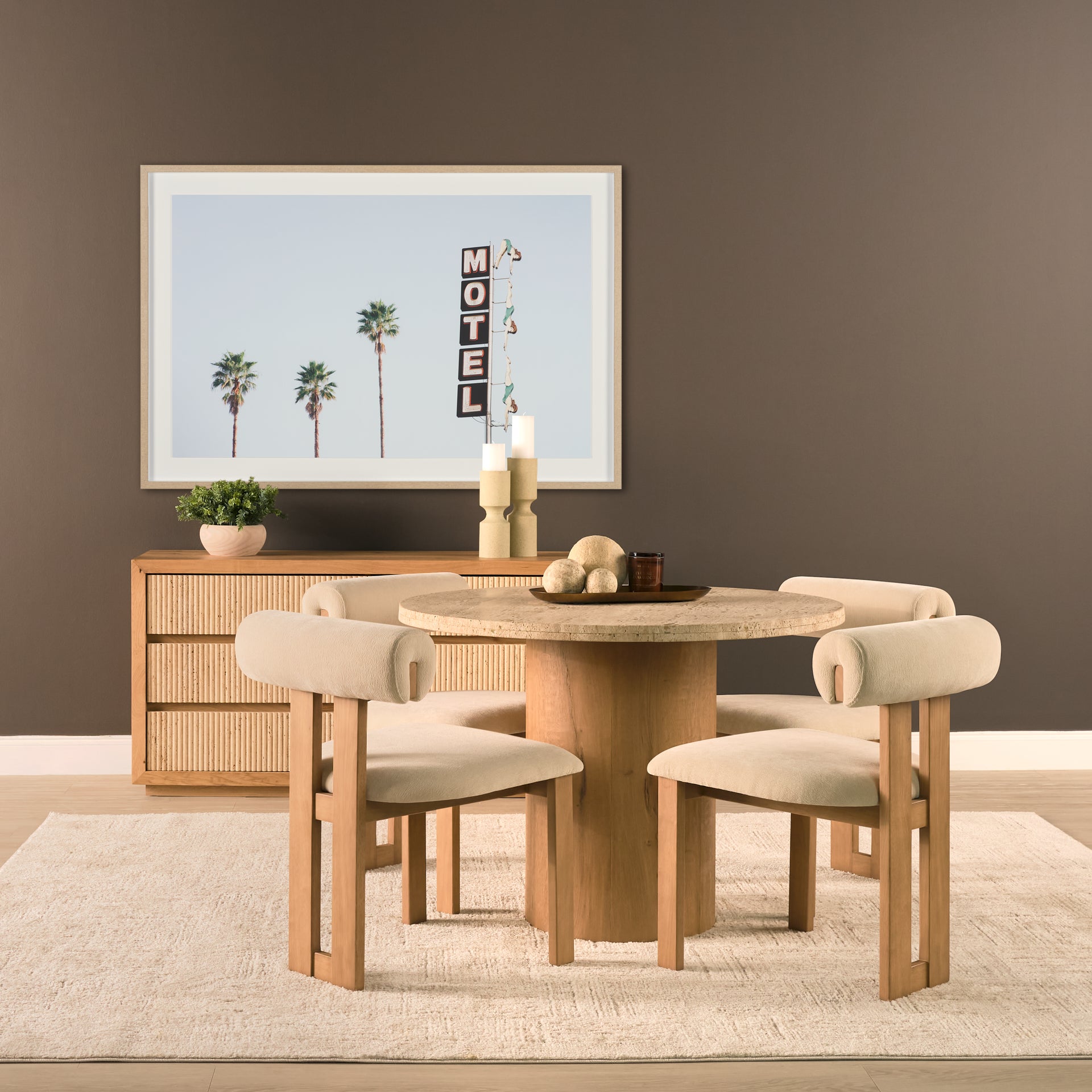 Siena 40" Round Dining Table