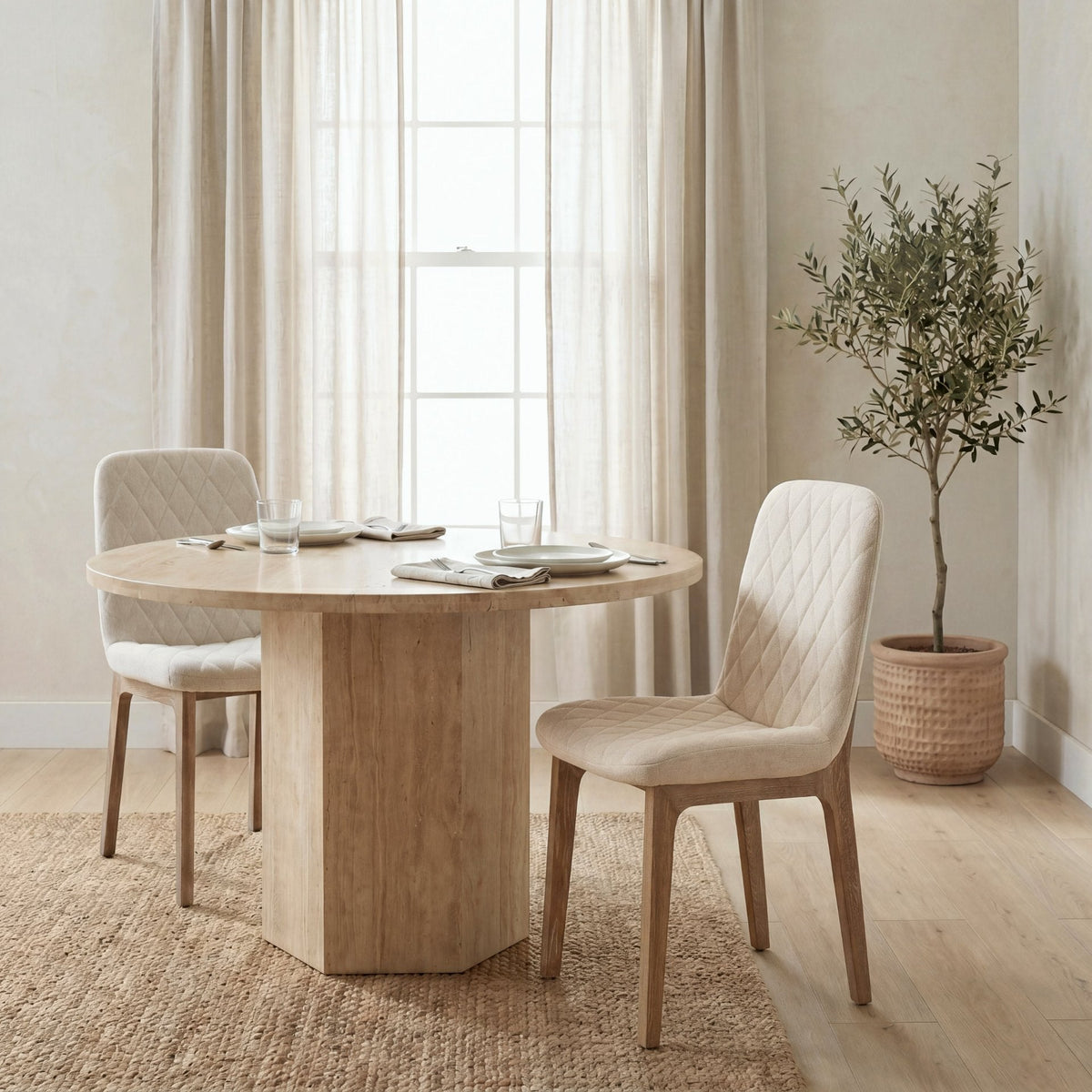 David Fabric Dining Chair