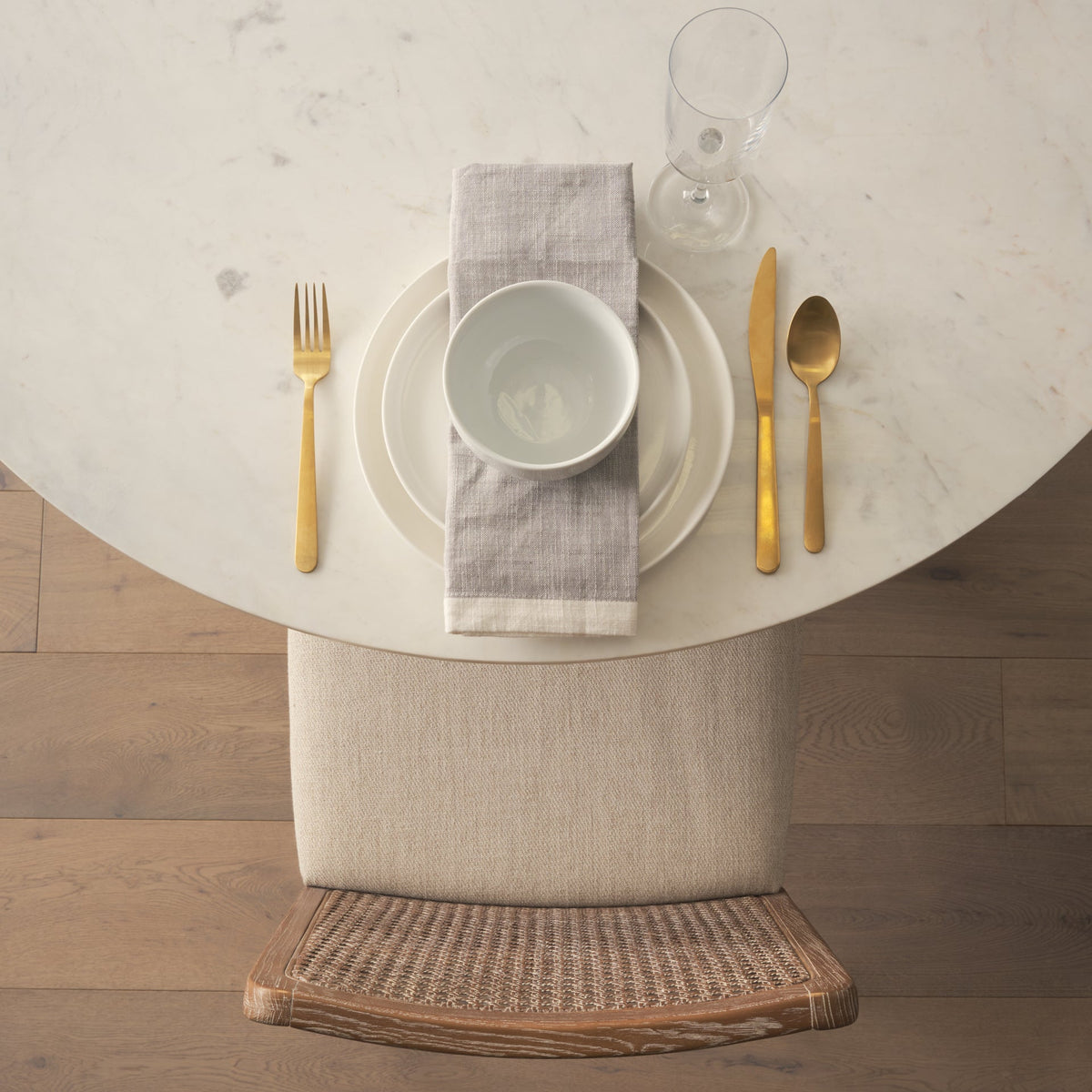 Clara Light Brown Cane Back Dining Chair