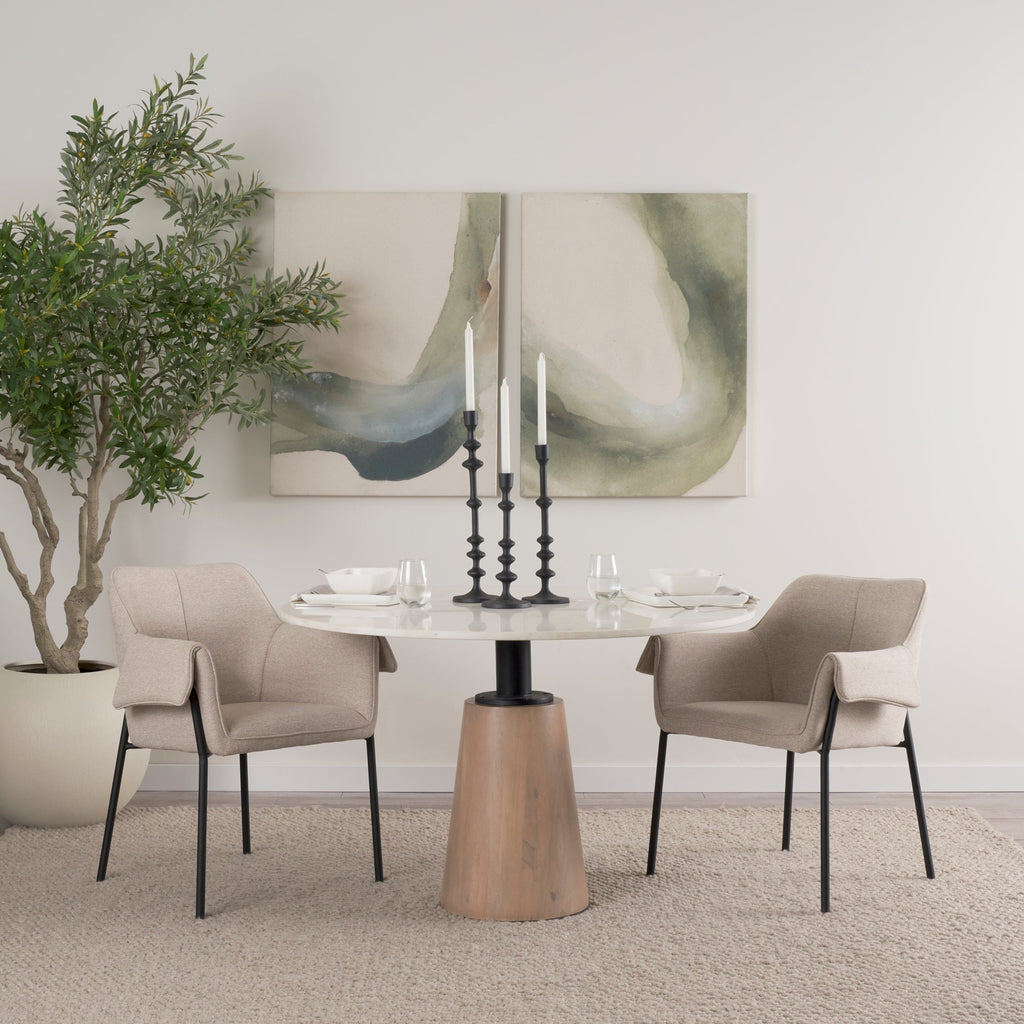 Brently Fabric Dining Armchair