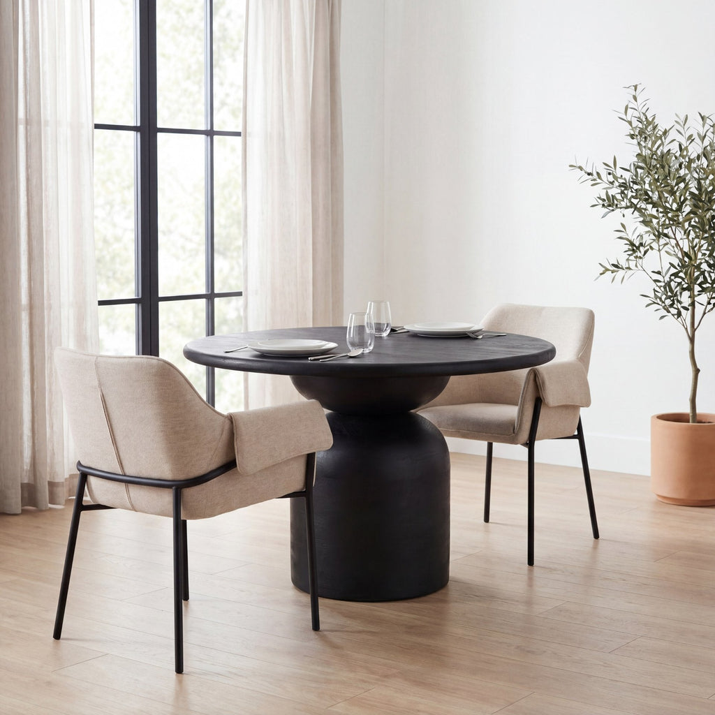 Brently Fabric Dining Armchair