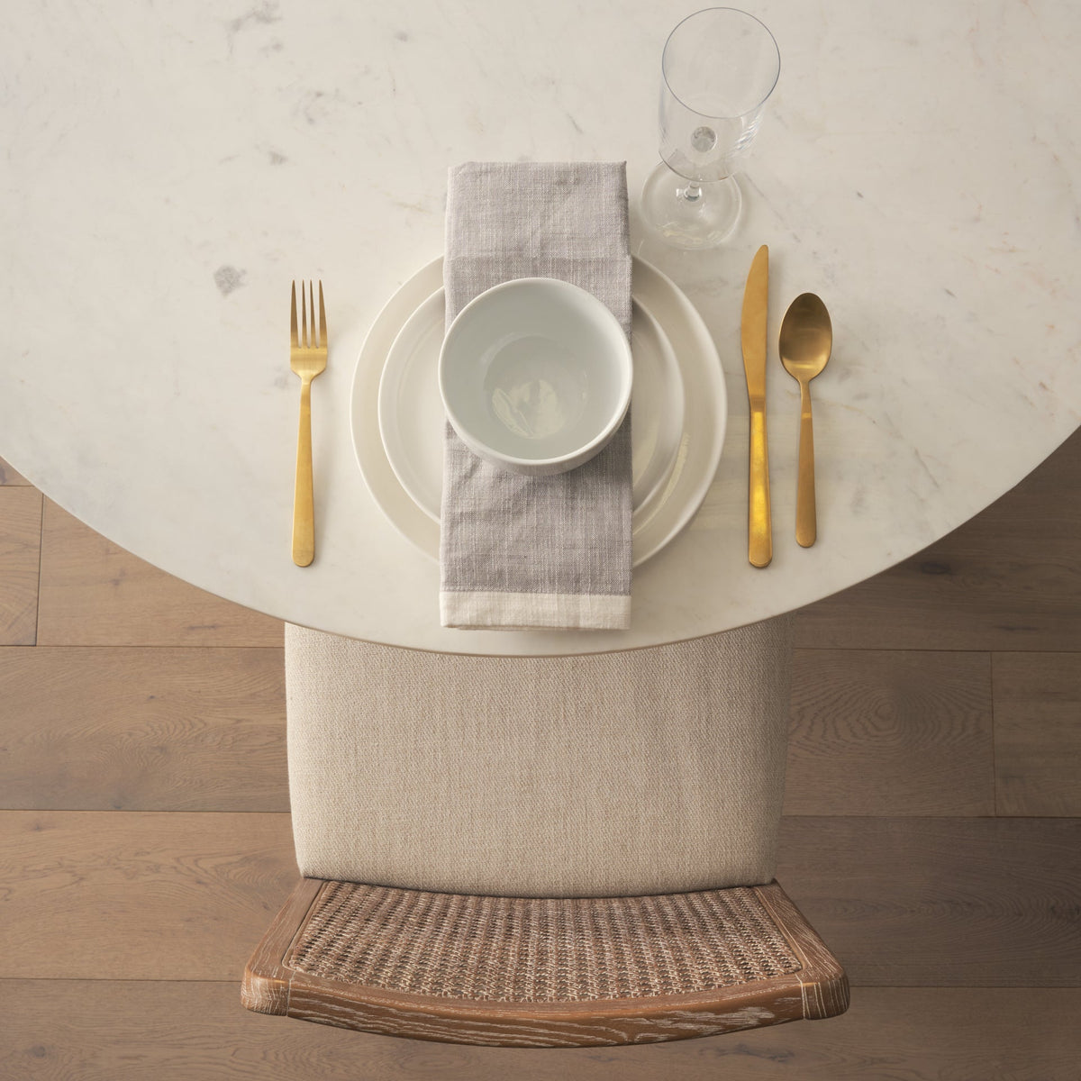 Clara Light Brown Cane Back Dining Chair