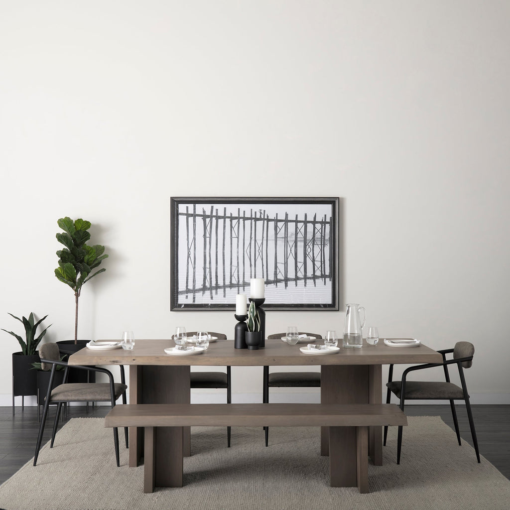 Langston Faux-Leather Dining Chair
