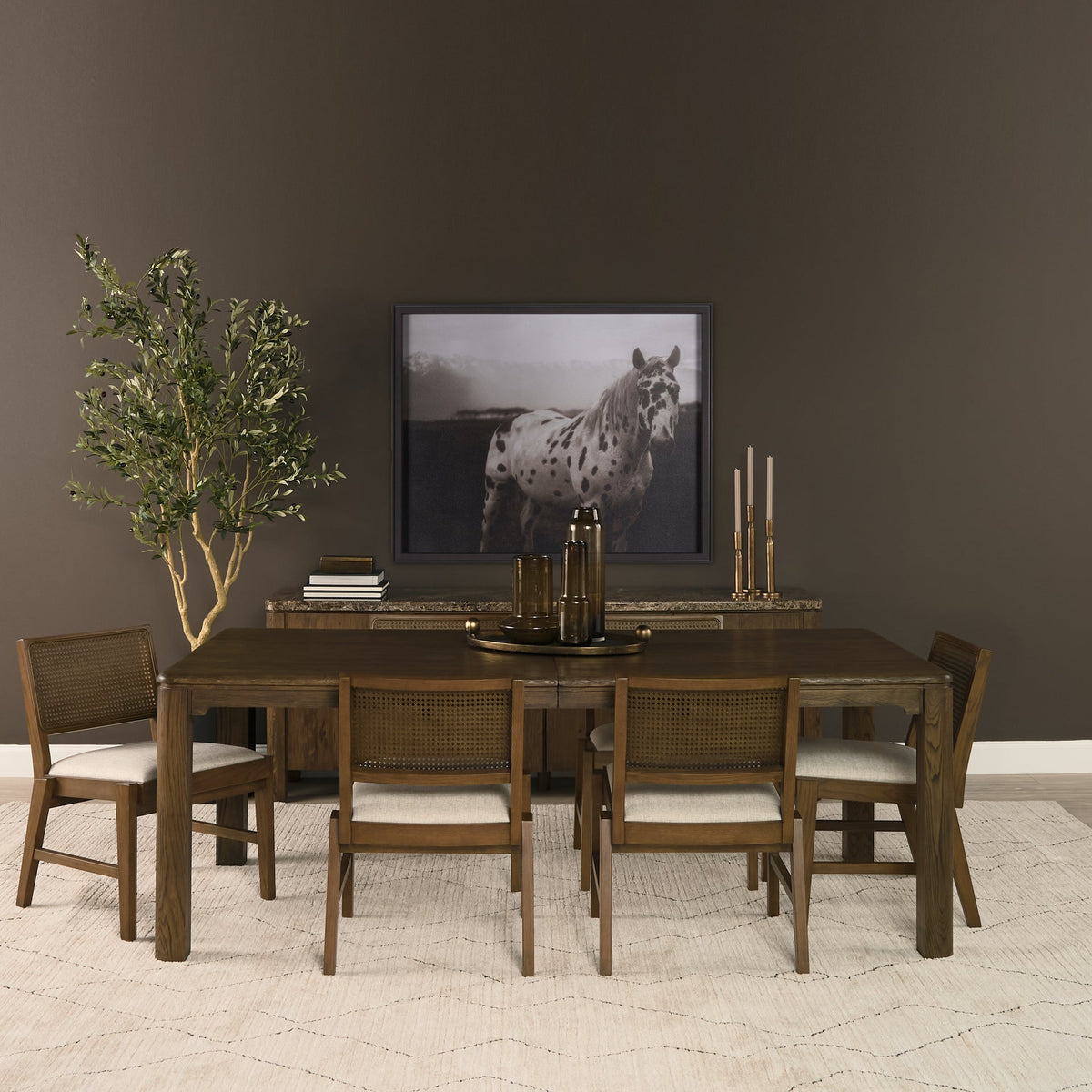 Reid Cane Back Dining Chair