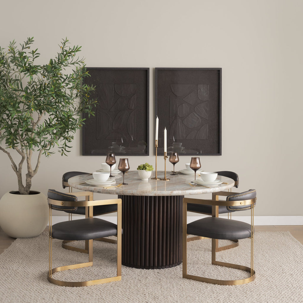 Hollyfield Leather Contract-Grade Dining Chair
