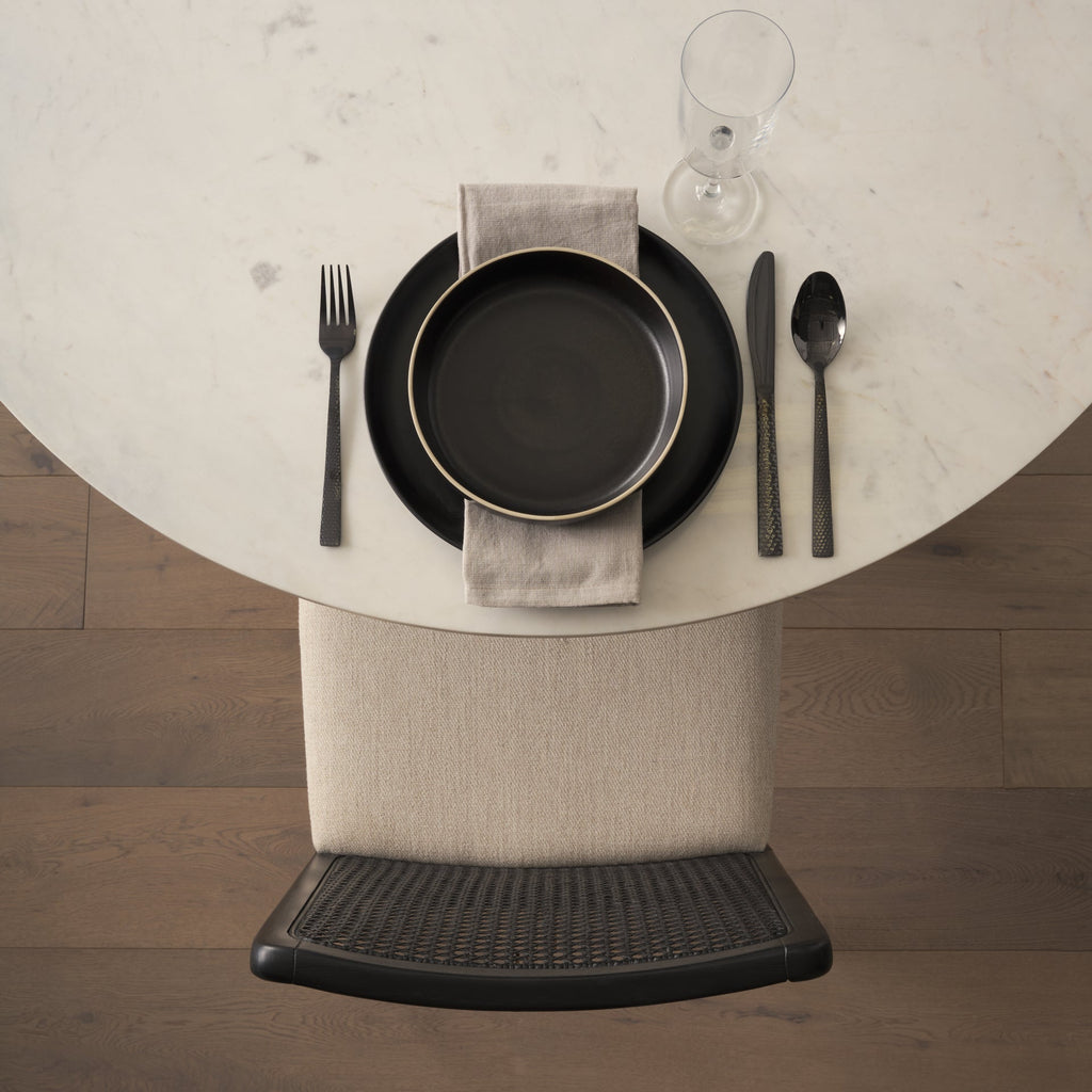 Clara Black Cane Back Dining Chair