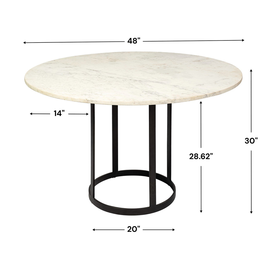 Tanner 48" Round Dining Table