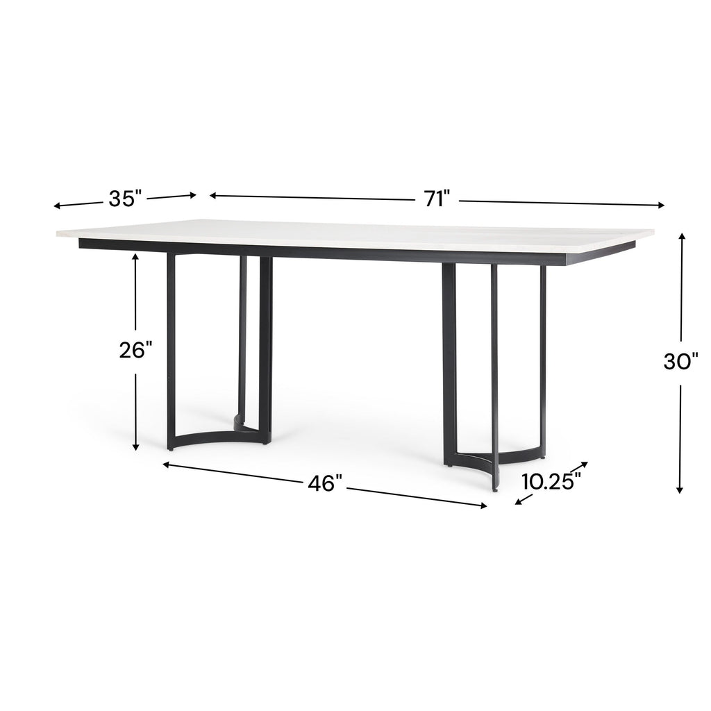 Tanner 71" Rectangle Dining Table
