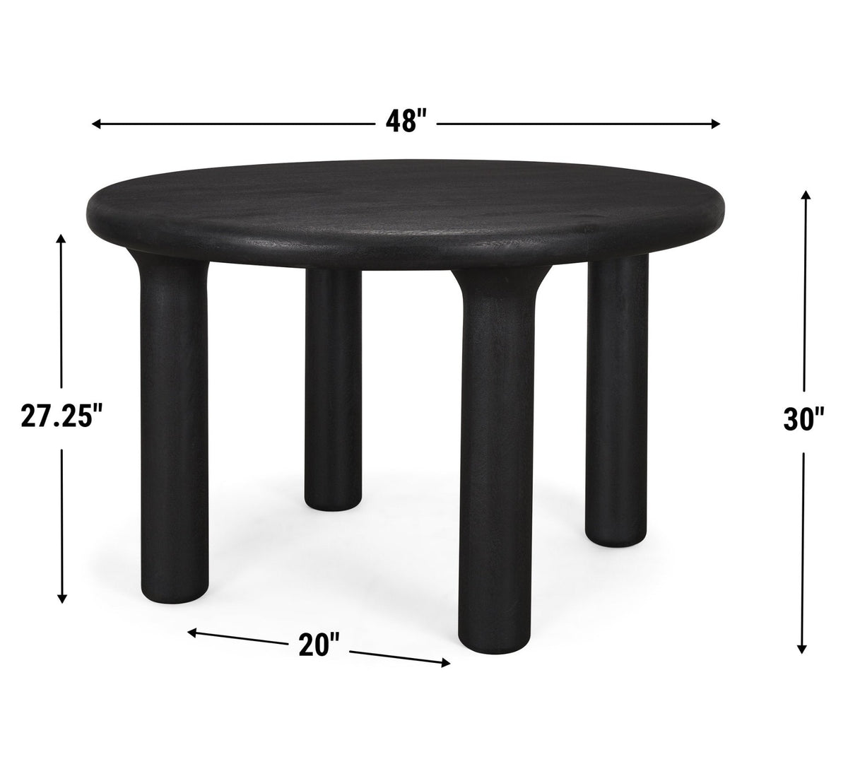 Soma 48" Round Dining Table