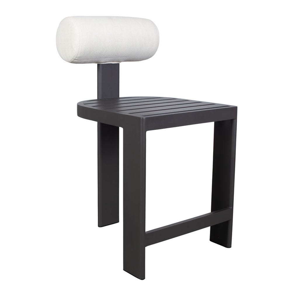 Bolster Back Outdoor Counter Stool