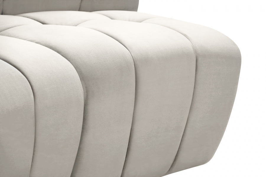 Limitless Velvet Upholstered Modular Chair
