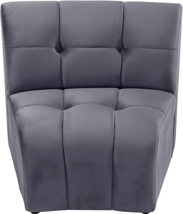 Limitless Velvet Upholstered Modular Chair
