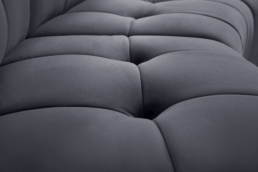 Limitless Velvet Upholstered Modular Chair