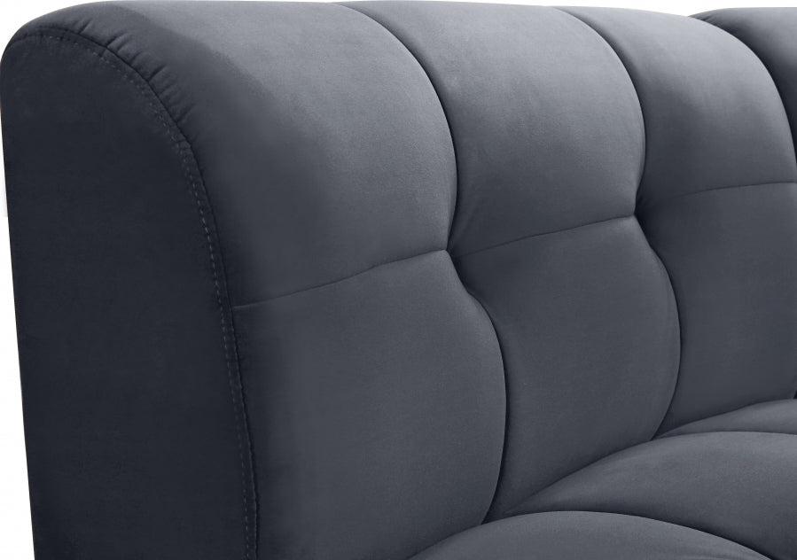 Limitless Velvet Upholstered Modular Chair