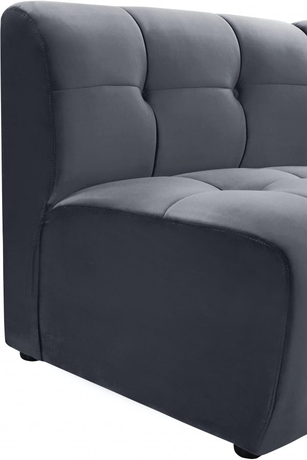 Limitless Velvet Upholstered Modular Chair