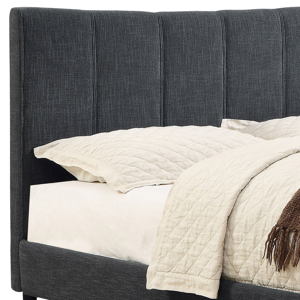 Rimo 60" Queen Platform Bed in Grey