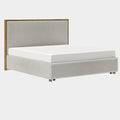 Andover 78" King Platform Bed with Drawer in Oat