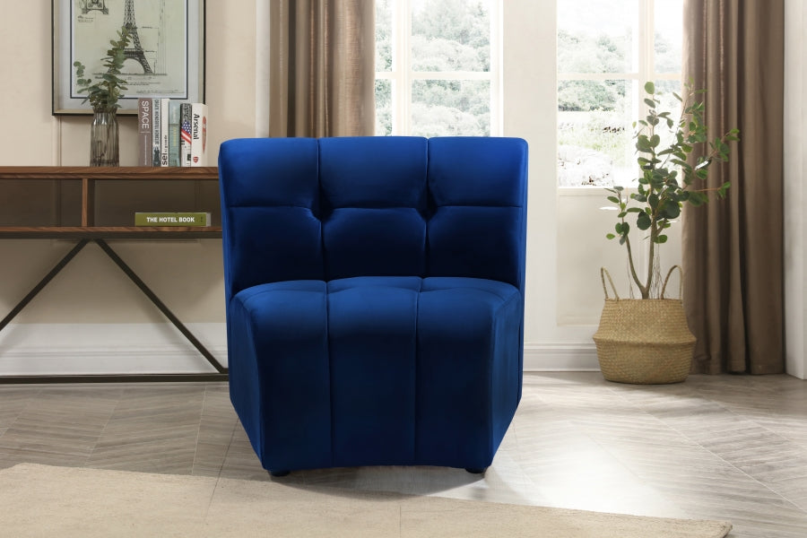 Limitless Velvet Upholstered Modular Chair