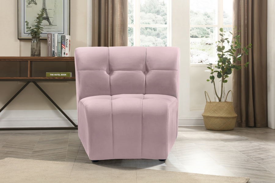Limitless Velvet Upholstered Modular Chair
