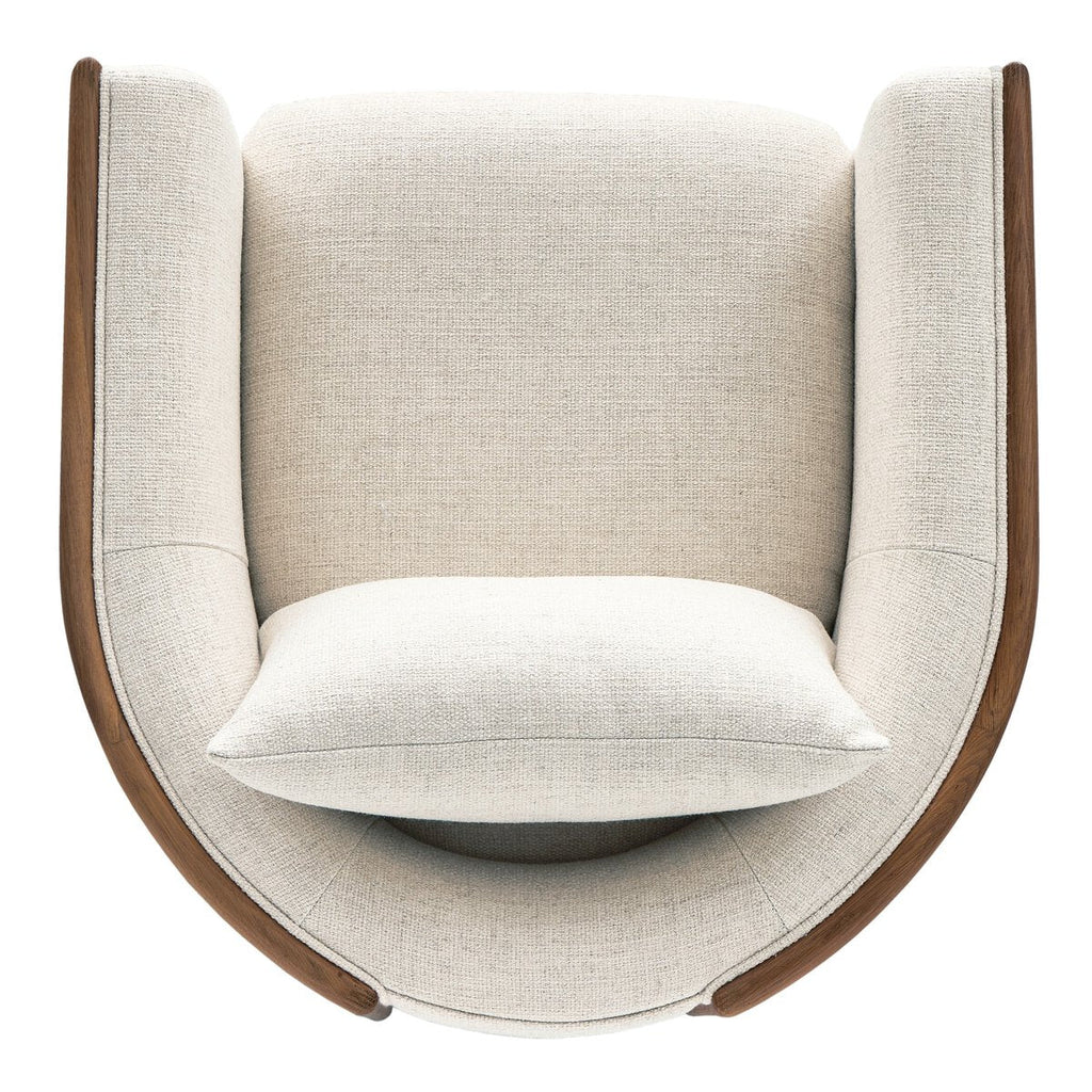 Upholstered Grid Back Chair