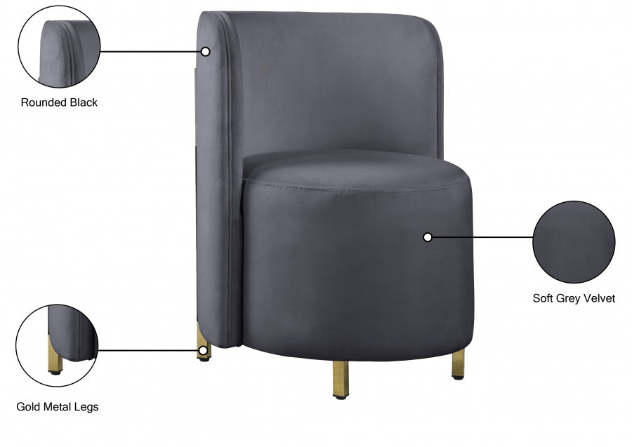 Rotunda Velvet Upholstered Chair