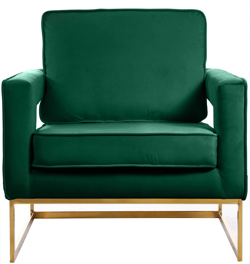 Noah Velvet Upholstered Accent Chair